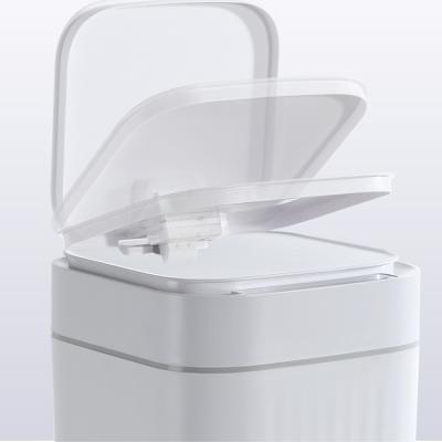 China Sustainable High Quality 12L Smart Trash Can With Battery Kitchen Smart Trash Bin for sale