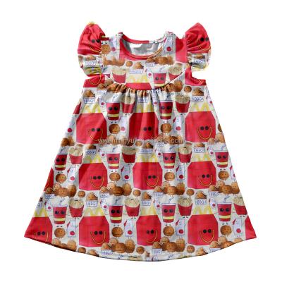 China Anti-static princess dresses babies princess dress designs kids summer boutique clothing for sale