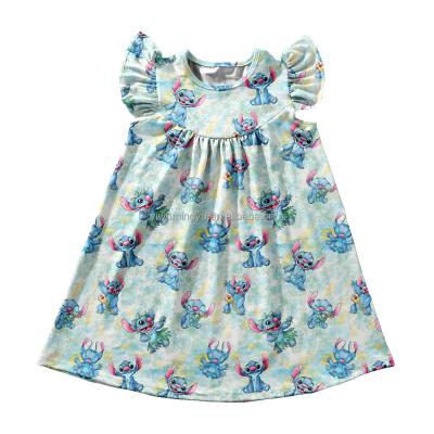 China Girls boutique clothing dress design fashion anti-static children wear girls dress dress for sale