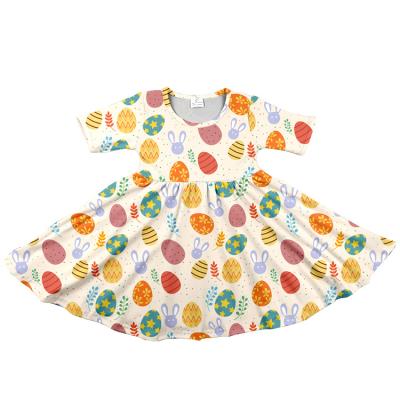 China Wholesale new arrival children's boutique clothing easter baby pirouette dress anti-static for sale