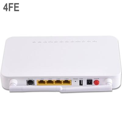 China Used FTTH ONU 4 Port F660 V5.2 4FE+1POTS+1USB ONT With Wifi Router Band ONT Network Single Fiber Optic Gpon ONU SC/APC UPC for sale