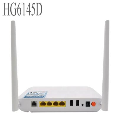 China FTTH Fiber Optic Modem ONU FTTH GPON XPON Ontario Dual Band Router Ontario HG6145D 4GE+1Pots+2USB+AC Wifi 2.4G 5G 4GE GPON ONU for sale