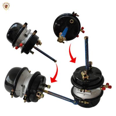 China Truck Trailer Brake System Factory Minimum Price T3030DD Spring Brake Chamber Factory 30/30 Brake Chamber For Sale for sale