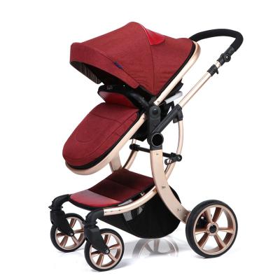 China Carry Baby Wholesale 3 in 1 baby prams and stroller with comfortable large size sleeping basket for sale