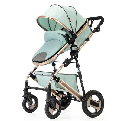 China New high landscape baby products baby walker stroller 3 in 1 high landscape with comfortable sleeping basket for sale