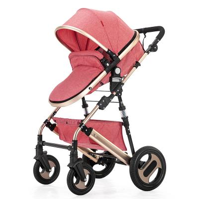 China Arabasi Bebek High Landscape 3 In 1 Travel Prams Folding High Landscape And China Baby Stroller Wholesale for sale