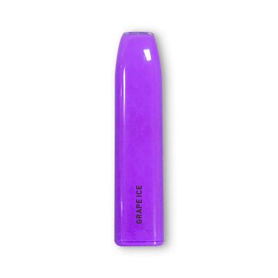 China Grape Ice ABS Disposable Flat Vape Pen Purple 1.6Ω No Ignition for sale