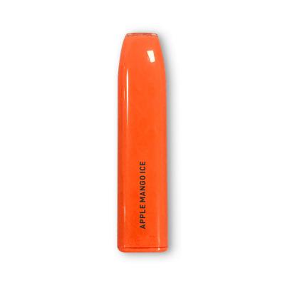 China 500mAh Battery Orange Disposable Vape Pen ABS Pre Charged for sale