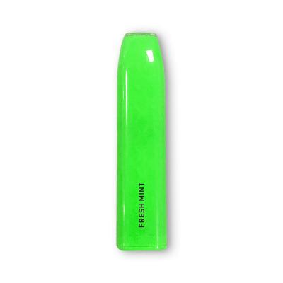 China Green Mint Disposable Flat Vape Pen Pod E Cigarette 600 Puffs 2.0ml for sale