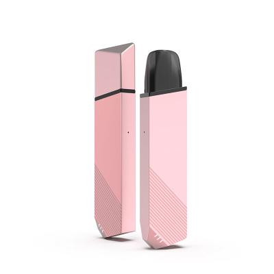 중국 분홍색 Vape 펜 꼬투리 체계 시동기 장비 360mAh 재충전용 110m 길이 판매용