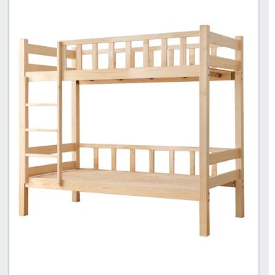 China Kids Bunk Bed Home Modern Style Natural Solid Wood Natural Customizable Size for sale