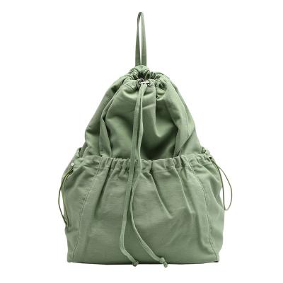 China Custom Waterproof Cotton Drawstring Pouch Bags Reusable Eco Friendly Organic Cotton Drawstring Bag for sale