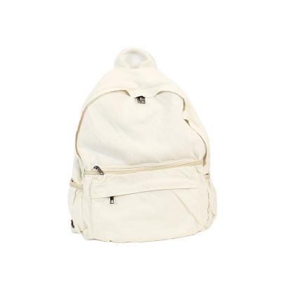 China Fashion New Arrival Canvas Leisure College School Backpack Student Bags For Teenager Boys Girls for sale