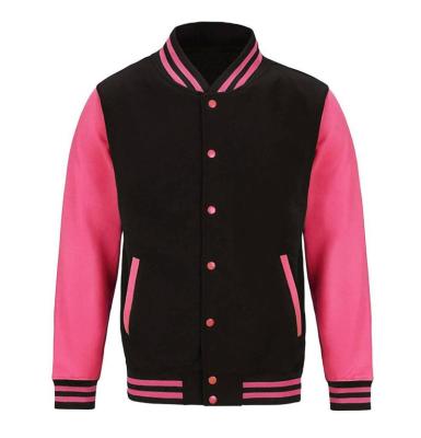 China Breathable Warm Long Sleeve Embroidery Custom Logo Plus Size Winter Varsity Jackets Wholesale Blank Men for sale