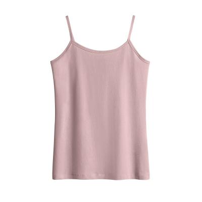 China Cotton Fashionable Sleeveless Anti-pilling O-Neck Comfortable Custom Logo Plus Size Women's Fitness Tank Tops Ladies for sale