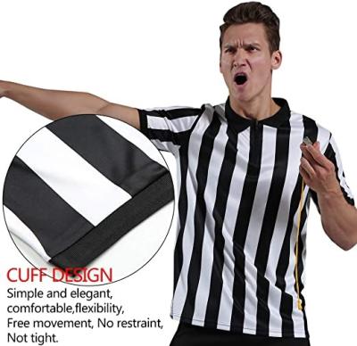 China Anti-pilling Referee Shirts, Mens Basketball Football Soccer Sports Referee Umpire Shirt Referee Shirt Singlet Suit Short Sleeves, Perfect for sale