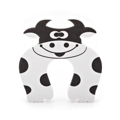 China Newborn Protector EVA Baby Door Stopper Child Shape Care Child Finger Care Safety Door Stopper Cute Animal Card Lock for sale