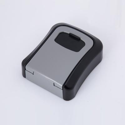 China Hotsale Aluminum Alloy Lock Storage Box 4 Digit Key Lock Keyless Anti-theft Wall Mounted Box for sale