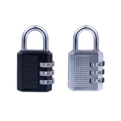 China 30mm Anti-theft 3 Digit Combination Lock Padlock Travel Bag Luggage Cabinet Password Door Lock for sale