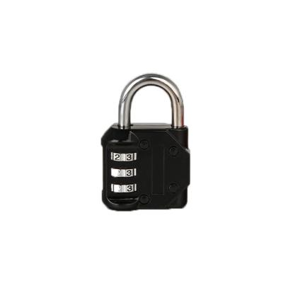 China Multi Function Luggage Padlock Combination Security Padlock 3 Digital Password Lock Anti Theft for sale