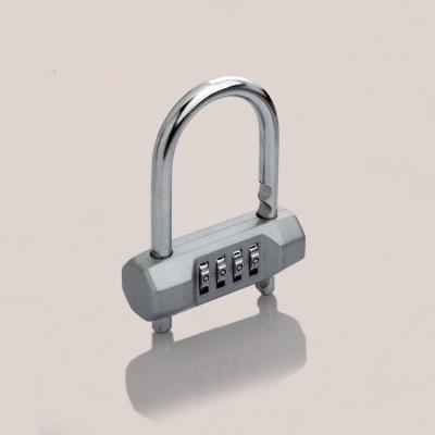 China High quality 4 digit code 4 digit combination u type padlock for outdoor bicycle lock for sale