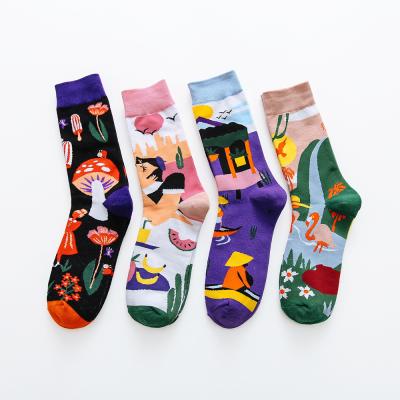 China Factory direct sales designer fashion socks QUICK DRY classic happy socks custom made socks for sale