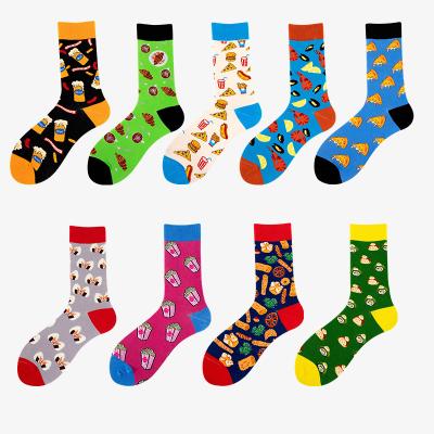 China Men's Sports Crazy Socks Food Pizza Socks Funny Novelty Fun Socks for sale