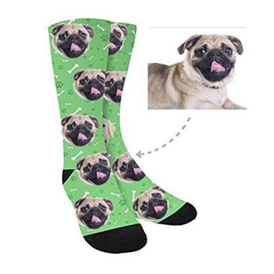 China Sporty Custom Design Socks To Print Funky Fashion Face Socks Personalized Photo Design Crew Socks for sale