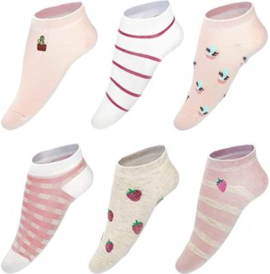 China Fashion Antibacterial Women's Ankle Socks Breathable Soft Cotton Boat Socks Low Cut No Show Sock for sale