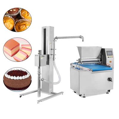 China Automatic Food Processing Machine Support OEM ODM Service High Efficiency Layer Cakes Making Machine With Pump for sale