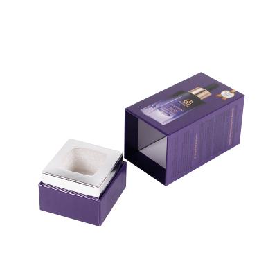 China Recycle Printing Wholesale Custom Luxury Rigid Paper Cosmetic Packaging Box Perfume Fragrance Cosmetic Box for sale