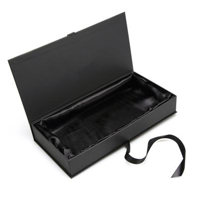 China Wholesale Custom Handmade ShengCai Logo Printing Luxury Black Magnetic Packaging Gift Box For Skin Care for sale