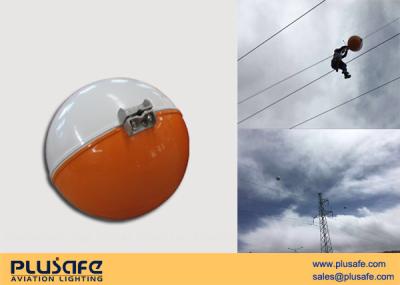 China Fiberglass Power Line Aircraft Warning Sphere  Aluminum Clamp for Cables for sale