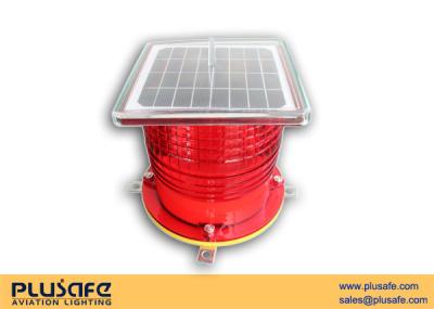 China 32cd la lente roja costera Fresnel de las linternas marinas solares IP65 3W fomenta el nanómetro en venta