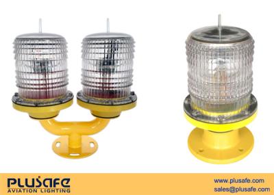 China Double Sea Solar Warning Light  Metal Housing Transfer Operation / Standby for sale