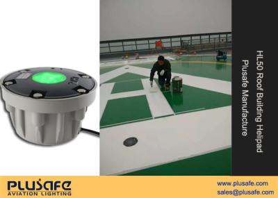 China 8 '' Cores Mounting Helipad Landing Lights 4 meters Spacing for Roof Concrete Helipad for sale