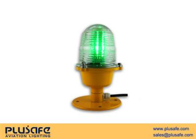 China Casting Aluminum Helipad Edge Lights Green Color LED Low Profile For Rooftop for sale