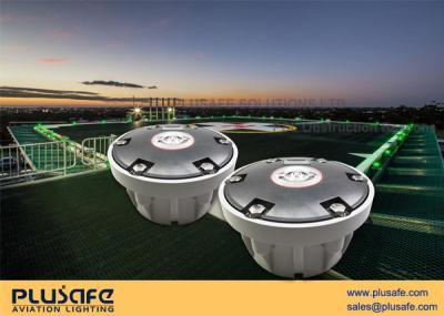 China Helipuerto rasante del soporte LED de 8 pulgadas que enciende el color verde 30cd con el montaje de la base en venta