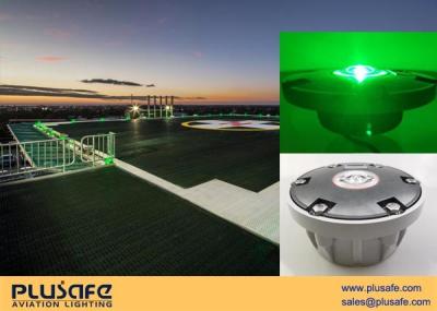 China LED ICAO Certified Green Color Helipad Lighting With VHF AM Radio Controlled for sale