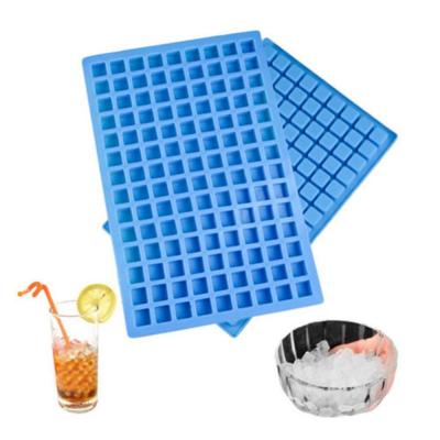 China Z523 Viable Silicone Ice Cube Mold 126 Holes Ice Tray Kitchen Bar Tools Ice Mold for sale