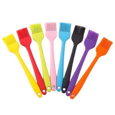 China A220 Food Grade Kitchen BBQ Cooking Sustainable Frying Oil Brush Heat Resistant Silicone Basting Brush for sale