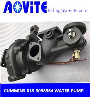 China CUMMIN K19 WATER PUMP 3098964 for sale