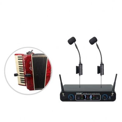 China Acemic Instrument Transmitter ACE-288 AT-5 Musical Instrumental Condenser Microphone Sets Clarinet Accordion Cello Piano MIC for sale