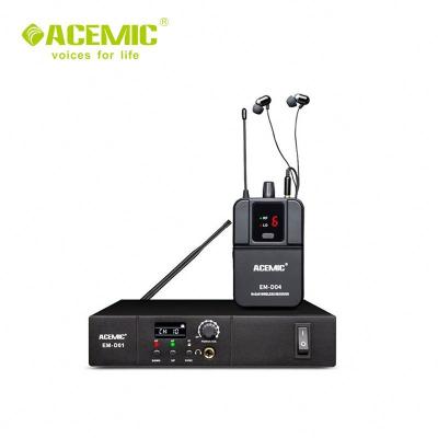 China Headset Microphone ACEMIC EM-D01 One Channel RELEASE Radio NEW In Ear Monitor System for sale