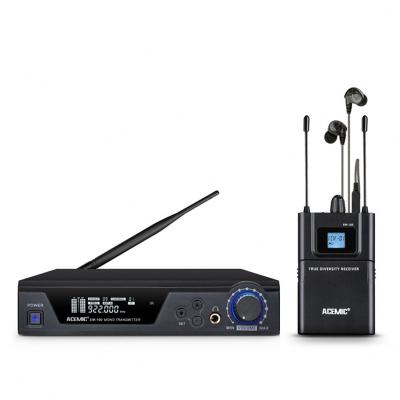 China ACEMIC IEM EM-100 True Diversity In Ear Professional Single Monitor Wireless System Transmitter Monitoring For Stage Performance for sale