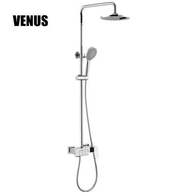 China With Kaiping Surface Mounted Slide Bar Rain Shower Faucet Hotel Supplies for sale