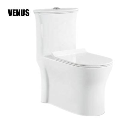 China Automatic Operation Ceramic Washdown One Piece Toilet For Bathroom for sale