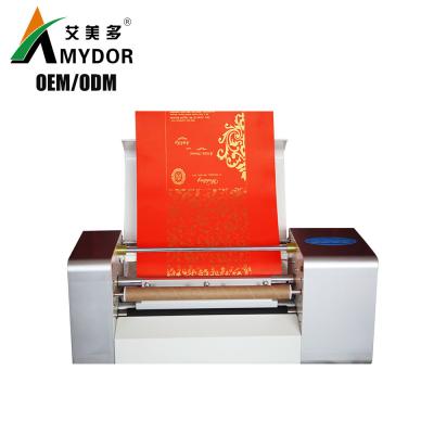 China Aluminum Foil xpress printing Amydor 360B digital custom hot foil printer for sale