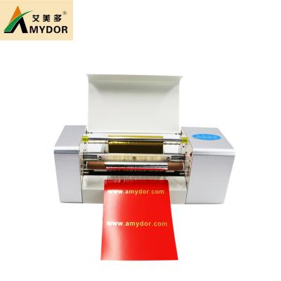 China AMD360A hotels digital foil printing machine/gold foil machine/automatic digital gold foil printer for paper for sale