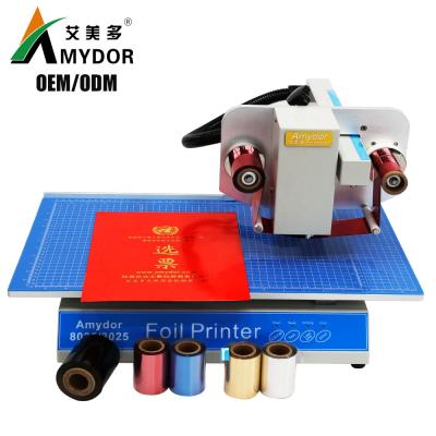 China Retail Popular Amydor 8025 Stamping Foil Printing Machine Foil Digital Flatbed Printer Amydor 8025 for sale